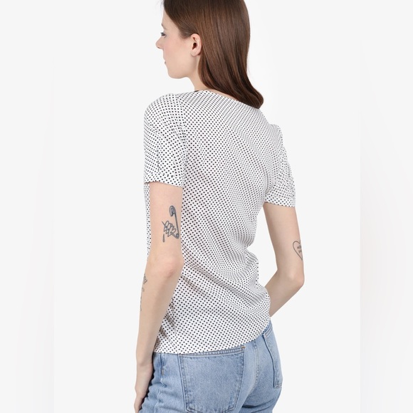 SAINT LAURENT BLACK/WHITE POLKA DOT - Picture 3 of 5